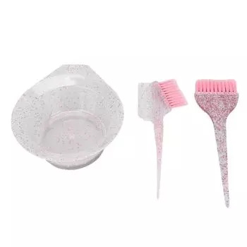 3 шт. Щетки для окрашивания волос, парикмахерская расческа для окрашивания волос, щетка для окрашивания волос для домашнего салона розовый