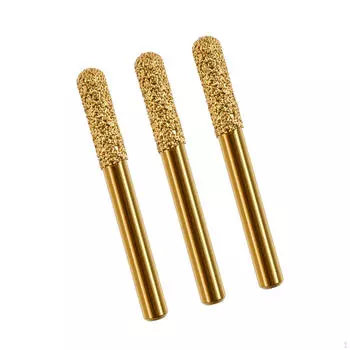 3 шт. шлифовальных бит с круглой головкой и наконечником для шлифовальной машины 6mm