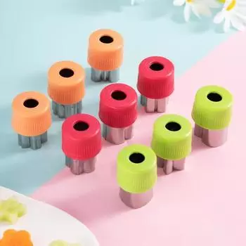 3 шт., штамп для печенья, простая в эксплуатации форма для выпечки, гладкие края, полезный мини-нож в форме сердца, овощерезка, кондитерский кухонный гаджет Hearts