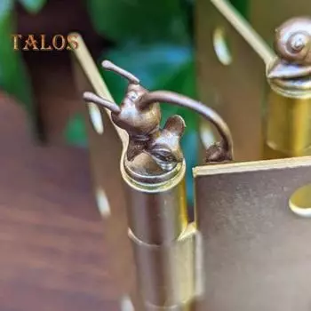 3 шт. штифт для петли, винтажная головка петли для двери с изображением животных, декоративная смоляная штифт для петли для любителей животных, домашний декор D серебряный