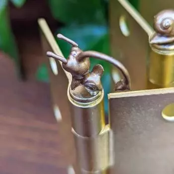 3 шт. штифт петли верхняя часть винтажная петля для двери животное голова украшение смола декоративная A серебряный