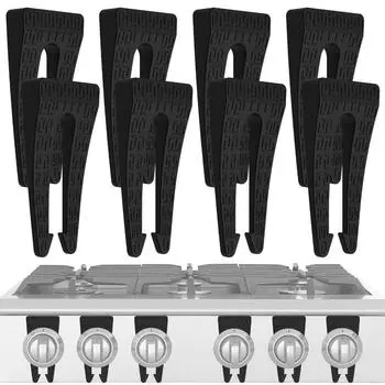 3 шт. Силиконовая крышка ручки плиты, термостойкая, замок безопасности, замок для ручки духовки, защитите свою семью серый