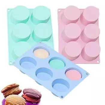 3 шт. силиконовые круглые формы для торта цилиндрические формы для конфет легко извлекаемые формы для шоколада