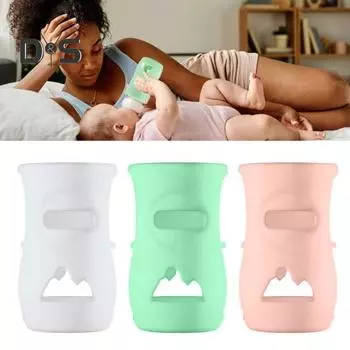 3 шт. силиконовые рукава для бутылочек 120 мл/240 мл держатель для детской бутылочки противоскользящий изоляционный рукав без BPA для стеклянной детской бутылочки 120ML