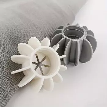 3 шт. силиконовые волшебные шарики для стирки, можно использовать повторно для чистки одежды и волос, средство для удаления шерсти домашних животных, сборщик кошачьей шерсти для стиральной машины, шарики для стирки 3pcs белый