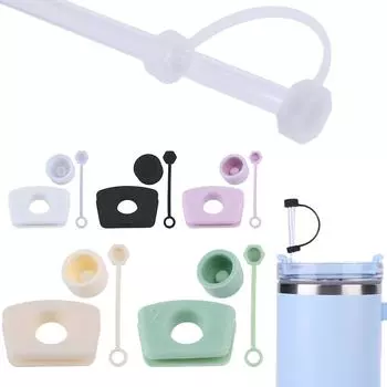 3 шт. силиконовых заглушек для защиты от проливания, набор из 3 штук, заглушка для соломинки, заглушка для проливания, заглушка для стаканов Stanley Cup 1.0 2.0 40 унций/30 унций, аксессуары фиолетовый