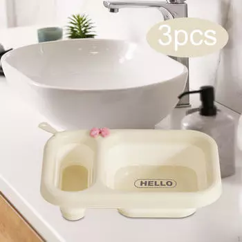 3 шт. складные раковины для воды складные держатели для раковин подвесные переносные раковины для мытья волос