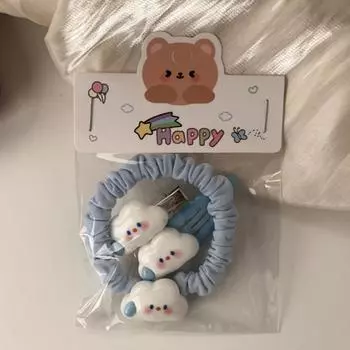 3 шт. Сладкий бриз, Высокая мода, Девочковый, Заколки для волос, Аксессуары для волос, Милый, Дофамин, Девочки, Карточки для волос, Набор, Зажимы-уточки, Он 3pcs