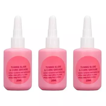 3 шт., смазка для латунных инструментов, смазка для скольжения, нержавеющее масло для трубного клапана без запаха, 20 мл