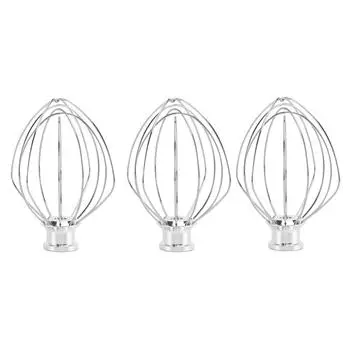 3 шт. сменная насадка-венчик для миксера KitchenAid Tilt-Head, венчик для взбивания густых сливок K45WW CHINA