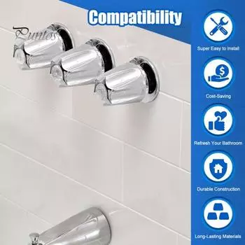 3 шт. сменная ручка для душа Price/pfister Verve ванна душ антикоррозийный антиржавчина простая установка комплект для ремонта ванной комнаты серебряный