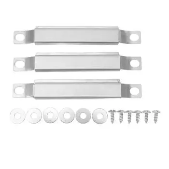 3 шт., сменные кроссоверные трубки из нержавеющей стали, универсальная регулируемая кроссоверная трубка для гриля с Scre