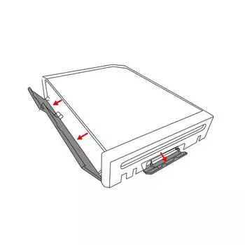 3 шт., сменные крышки дверных слотов для карт памяти для консоли Nintendo Wii чёрный