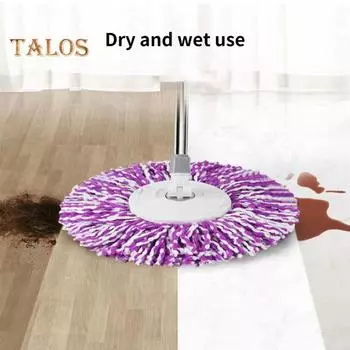 3 шт., сменные насадки для швабры, супер мягкие, с высокой впитывающей способностью, универсальные, легко заменяемые аксессуары для насадки для швабры для чистки пола фиолетовый