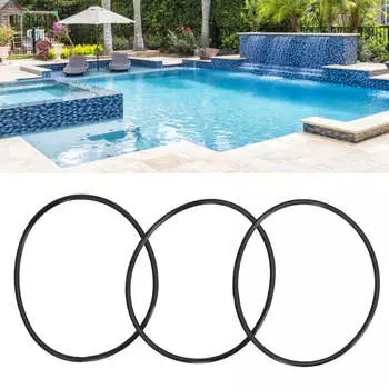 3 шт. сменные уплотнительные кольца из нитрильного каучука для картриджа фильтра очистителя воды 148x140x4 мм