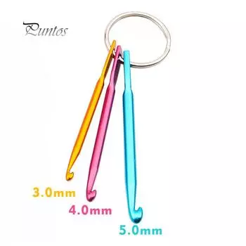 3 шт. смешанный алюминиевый крючок для вязания, игла для плетения пряжи, набор инструментов «сделай сам»