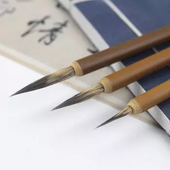 3 шт. (SML) кисть для китайской художественной живописи, ручка с крючком, принадлежности для краски, кисть для акварельной краски
