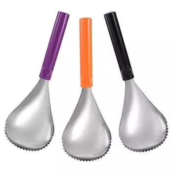3 шт. совок для тыквы и сепаратор мякоти ручной вырезатель для кухонных принадлежностей зубчатый съемник из нержавеющей стали ПП для малышей