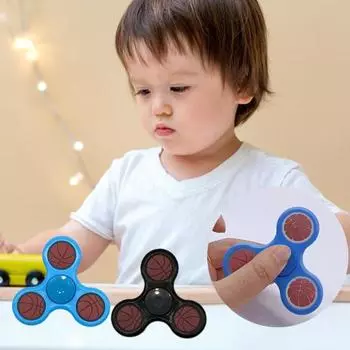 3 шт., Спиннер для пальцев, карманный баскетбольный/футбольный гироскоп, плавное вращение, сенсорная игрушка для снятия стресса Basketball