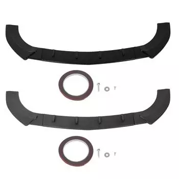 3 шт. спойлер для переднего бампера, спортивный вид, сплиттер для переднего бампера, протектор для V-класса W447 2016 Glossy Black