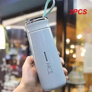 3 шт., стакан для воды для спортзала, спорта, езды на велосипеде, герметичные детские школьные подарки, портативная веревка без BPA, экологически чистые чашки для напитков, чашки для чая, сока, молока 0.55L