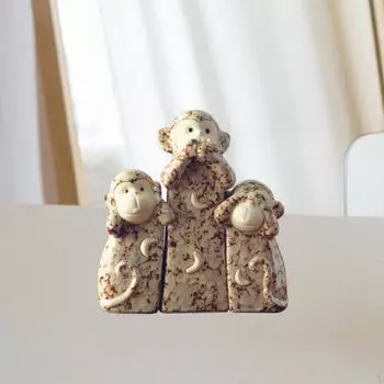 3 шт. Статуэтка обезьяны, не вижу зла, слышу говорящие фигурки обезьян, скульптура