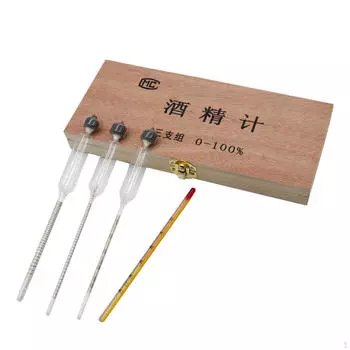 3 шт. стеклянный спиртомер удобный для домашнего пивоварения для промышленного вина