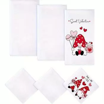 3 шт. сублимированное пустое полотенце, кухонное полотенце из микрофибры «сделай сам», современное многофункциональное полотенце для мытья посуды для уборки кухни 30*30cm/12*12in