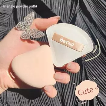 3 шт. Сухой влажный пригодный для использования косметический спонж-кушон для тональной пудры мягкий и милый
