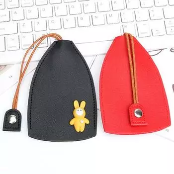 3 шт. сумки для ключей от машины с мультяшным кроликом, держатель для ключей от машины, выдвижной шнурок A
