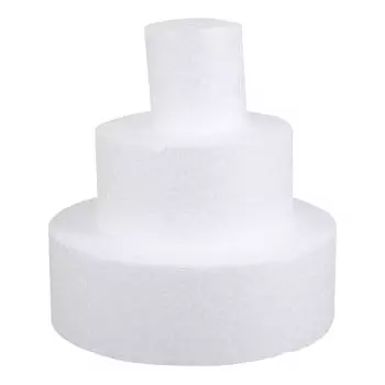 3 шт. свадебный декор торт круги пенопластовые круги протез модель пенопласт офисный поднос белый