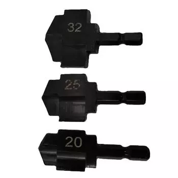 3 шт. сверла для расширения труб HSS с титановым покрытием шестигранный хвостовик 1/4 дюйма сверла для пластиковых изделий PPR черные