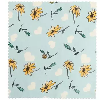 3 шт. Свежая ткань из пчелиного воска, органическая хлопковая многоразовая упаковочная ткань для пищевых продуктов 22X18x0.5cm