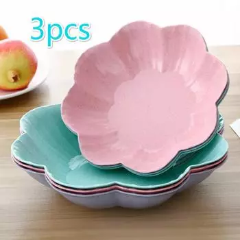 3 шт., тарелка с фруктами, гайка, органайзер для мусора, держатель для сухих фруктов, коробка для хранения 3pcs-22.3x4.5cm