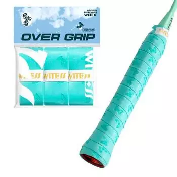 3 шт. Теннисная ракетка лента для захвата мягкая накладка на ракетку для тенниса пиклбола бадминтона противоскользящая впитывающая пот фиолетовый