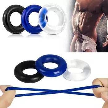 3 шт. TEP прочное кольцо для пениса для взрослых мужчин задержка эякуляции пончик для члена резиновые кольца для увеличения пениса секс-игрушки для мужского секса