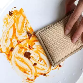 3 шт. ткань для мытья посуды из бамбукового волокна, полотенце для мытья посуды, кухонные тряпки для чистки