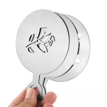 3 шт. трафареты для кофе с гладкими краями из нержавеющей стали, шаблоны для кофе латте, формы для домашней кухни, кофейни 3pcs