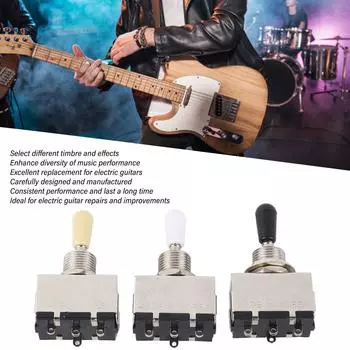 3 шт., тумблер для электрогитары, 3-позиционный переключатель переключения голоса, аксессуары для музыкальных инструментов