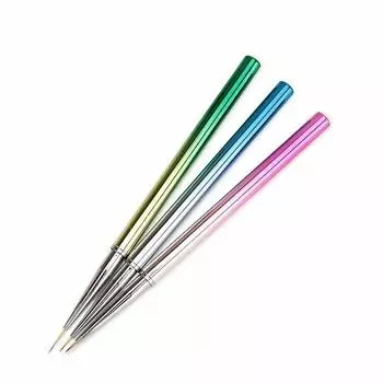 3 шт., УФ-гель для дизайна ногтей, лайнер для рисования, градиентные ручки для дизайна ногтей, инструменты для маникюра «сделай сам», кисти