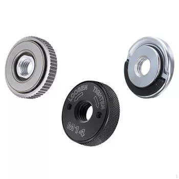 3 шт. угловая шлифовальная машина, фланцевая гайка, замок для тяжелых условий эксплуатации, быстроразъемная замена для