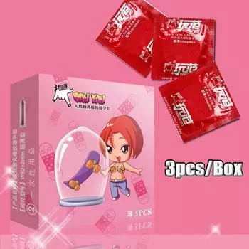 3 шт. ультратонкие презервативы для интимной гигиены Condone Super Lubricated Natural Latex Penis Sleeve Long Lasting Condom для взрослых 18+ Sex Toys 3pcs