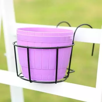 3 шт., уличные садовые перила, полка для цветочного горшка, вешалка для цветочного горшка, прочная несущая нержавеющая сталь, прочный металлический подвесной держатель для цветочного горшка S