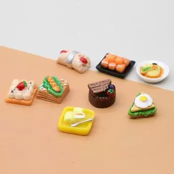 3 шт., универсальная, полезная, мини-кукольная модель торта с клубникой и хорошим мастерством, 3 шт. A