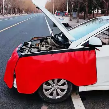 3 шт. Универсальный автомобильный магнитный чехол для защиты крыла, складной защитный коврик для механика, коврик для ремонта автомобиля, аксессуары серый