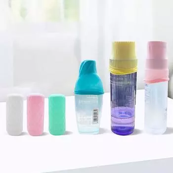 3 шт./упак. эластичный чехол для бутылки, необходимые вещи, багажные рукава, дорожный контейнер, силиконовый, герметичный