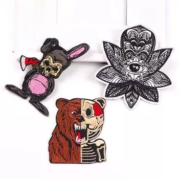 3 шт./упак. плавкая нашивка с вышивкой, гладильная нашивка для одежды, термоклеевые нашивки для курток, джинсов, рюкзак, гладильная нашивка для шитья