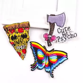 3 шт./упак. плавкая нашивка с вышивкой, гладильная нашивка для одежды, термоклеевые нашивки для курток, джинсов, рюкзак, гладильная нашивка для шитья