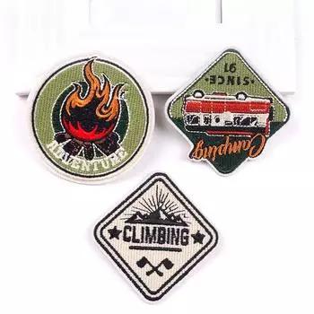 3 шт./упак. плавкая нашивка с вышивкой, гладильная нашивка для одежды, термоклеевые нашивки для курток, джинсов, рюкзак, гладильная нашивка для шитья