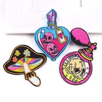 3 шт./упак. плавкая нашивка с вышивкой, гладильная нашивка для одежды, термоклеевые нашивки для курток, джинсов, рюкзак, гладильная нашивка для шитья